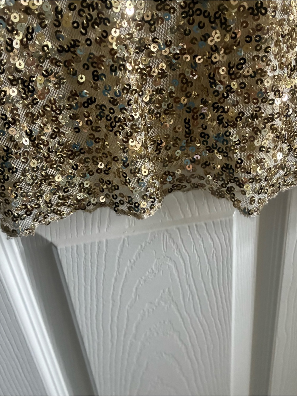 Intimately Free People Sheet Gold Sequin Dress, Size Medium - Picture 3 of 6